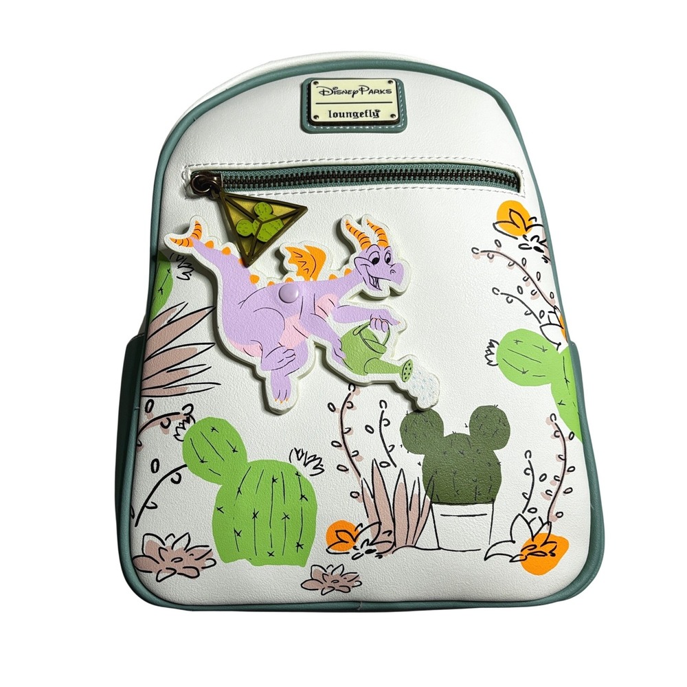 Disney Loungefly Figment EPCOT Flower & Garden Festival 2023 Mini Backpack NEW - Picture 1 of 6